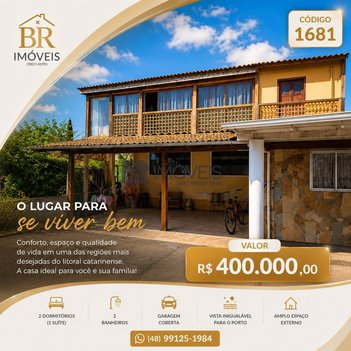 house em Rua Romeu Pires, Vila Nova Alvorada - Imbituba - SC