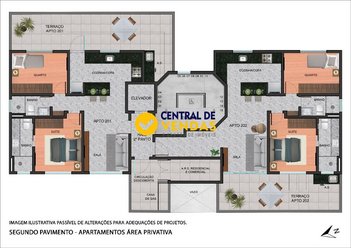 apartment em Rua Padre Marinho, Santa Efigênia - Belo Horizonte - MG