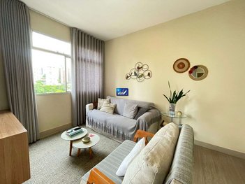 apartment em Rua Bernardo Guimarães, Lourdes - Belo Horizonte - MG