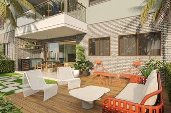 apartment em Acesso Público, Camará - Aquiraz - CE