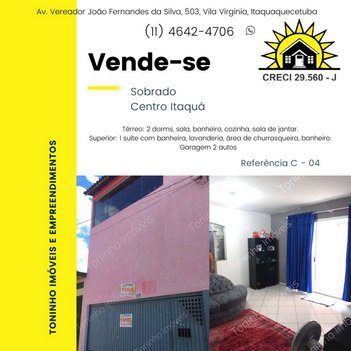 house em C-04 Rua Manoel Garcia, Centro - Itaquaquecetuba - SP