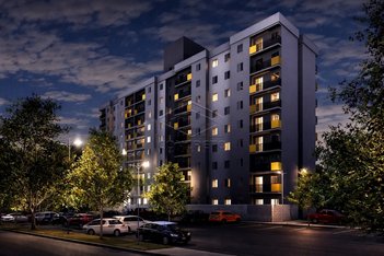 apartment em Avenida dos Imigrantes, Núcleo Habitacional João Zillo III - Lençóis Paulista - SP