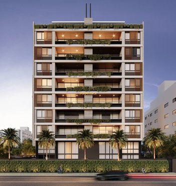 apartment em Rua Eça de Queiroz, Ahú - Curitiba - PR