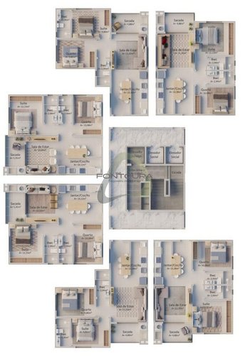 apartment em Rua 410, Morretes - Itapema - SC