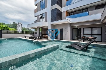 apartment em Fritz Schneider, Fazenda - Itajaí - SC