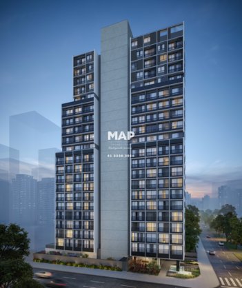 apartment em Avenida Silva Jardim, Rebouças - Curitiba - PR