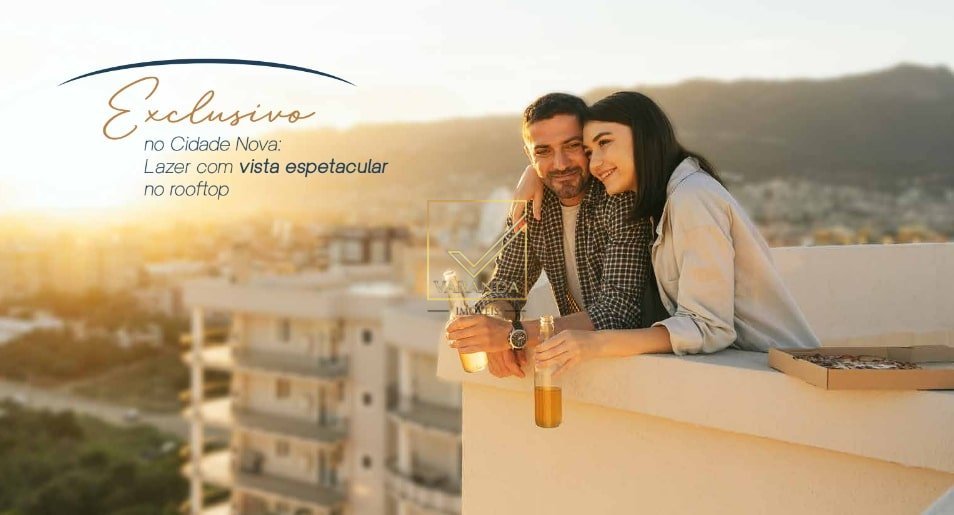 Lançamento - Oportunidade - No batimento cardíaco da Cidade Nova - Apartamento 2 quartos com terraço à venda - com previsão de entrega para Abril/2025