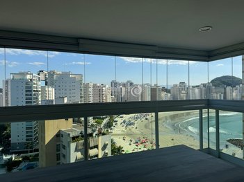 apartment em Nelson Cajado, Jardim Astúrias - Guarujá - SP
