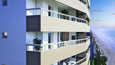 apartment em Rua Campos do Jordão, Real - Praia Grande - SP