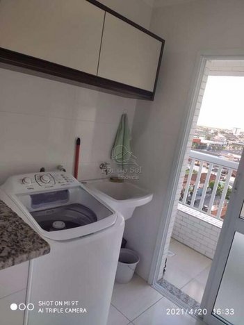 apartment em Rua Doutor Ciro Carneiro, Guilhermina - Praia Grande - SP