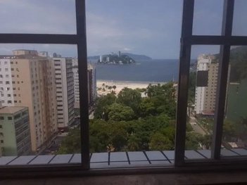 apartment em Praça Vinte e Dois de Janeiro, Centro - São Vicente - SP