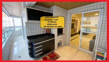 apartment em Rua Colômbia, Guilhermina - Praia Grande - SP