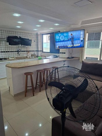 apartment em Avenida Presidente Castelo Branco, Aviação - Praia Grande - SP