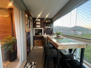 apartment em Rua Firmino Viríssimo Bernardino, Praia João Rosa - Biguaçu - SC