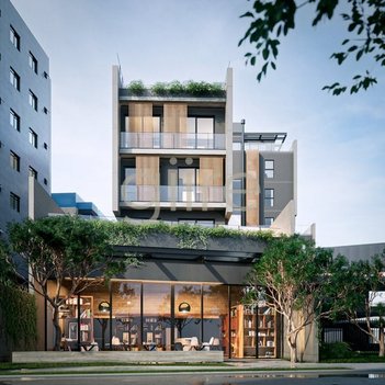 apartment em Rua São Pio X, Ahú - Curitiba - PR