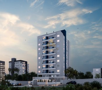 apartment em Rua Menino Deus, Barreiros - São José - SC