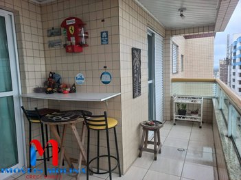 apartment em Rua Teófila Vanderlinde, Ocian - Praia Grande - SP