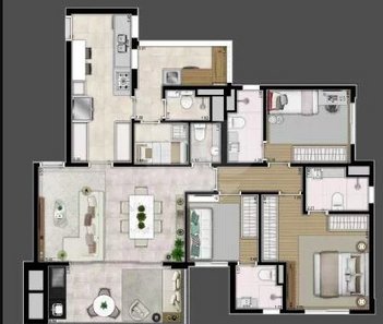 apartment em Rua Apinajés, Perdizes - São Paulo - SP