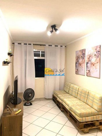 apartment em Rua Doutor Júlio de Mesquita Filho, Aviação - Praia Grande - SP