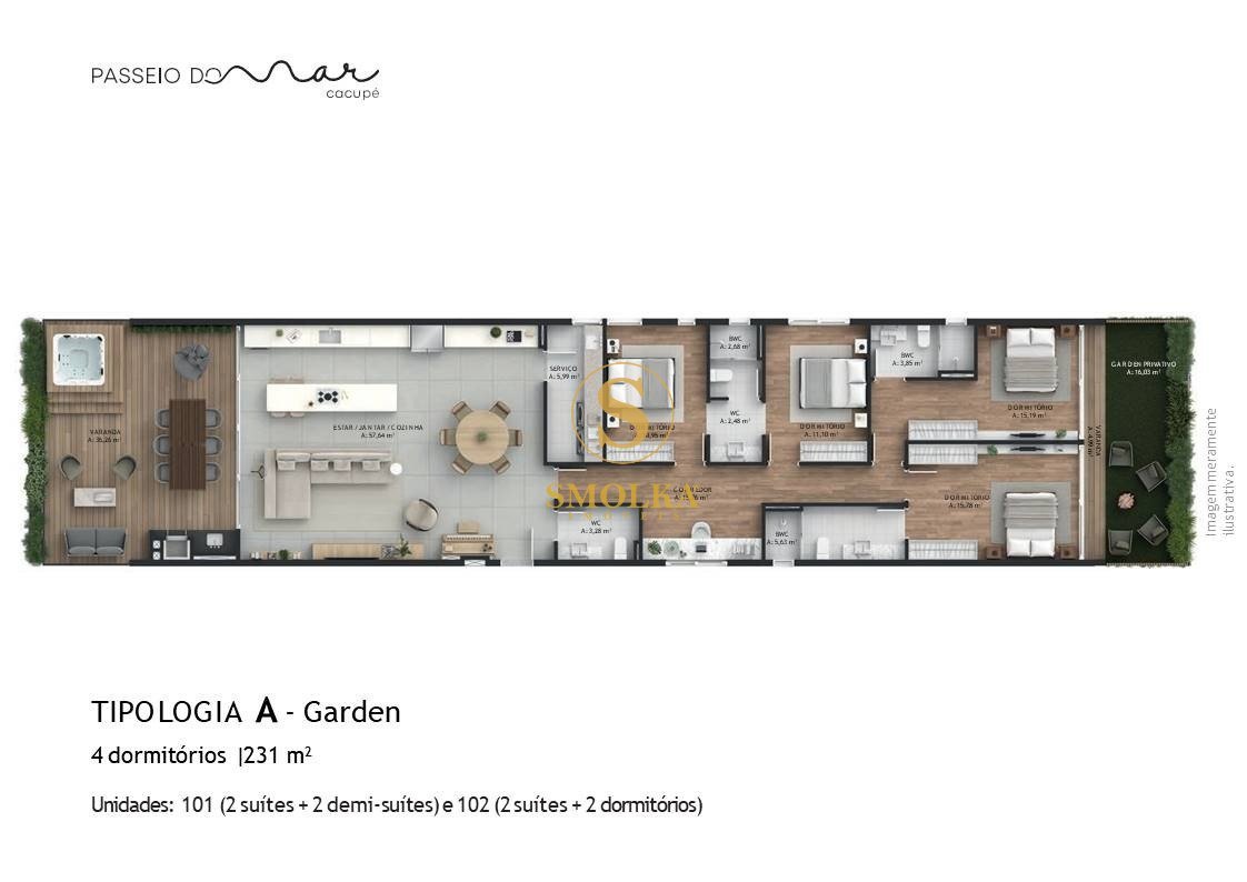 Apartamentos 2 e 3 e 4 suítes frente mar 2 e 3 vagas Praia de Cacupé em Florianópolis SC (14) ORDEM_