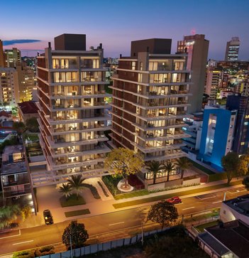 apartment em Alameda Augusto Stellfeld, Centro - Curitiba - PR
