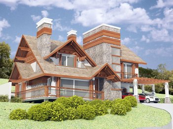 house em Rua das Alfazemas, Bavária - Gramado - RS
