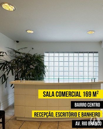 office em Avenida Rio Branco, Centro - Florianópolis - SC