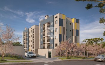 apartment em Travessa Cambará, Cidade Jardim - São José dos Pinhais - PR