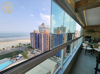 apartment em Avenida Jorge Hagge, Aviação - Praia Grande - SP