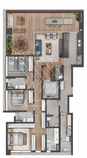 apartment em Rua Domingos Leme, Vila Nova Conceição - São Paulo - SP