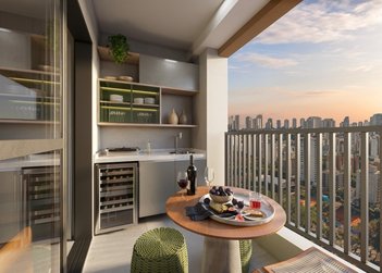 apartment em Avenida Guilhermina Cunha Coelho, City Ribeirão - Ribeirão Preto - SP