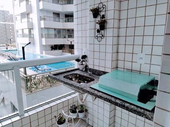 apartment em Rua Campos Sales, Canto do Forte - Praia Grande - SP