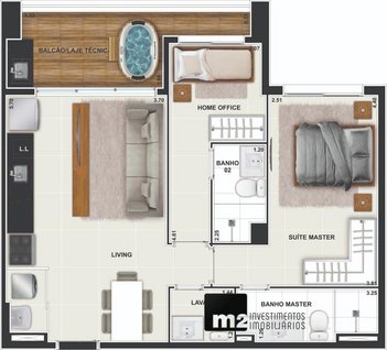 apartment em Rua T 55, Setor Bueno - Goiânia - GO