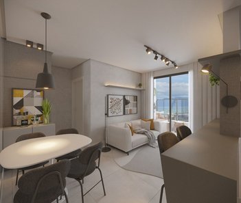 apartment em Rua Fritz Muller, Coqueiros - Florianópolis - SC