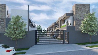 house em Rua Tiradentes, Centro - Cascavel - PR