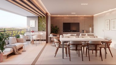 apartment em Rua Olavo de Oliveira Albuquerque, Tauape - Fortaleza - CE