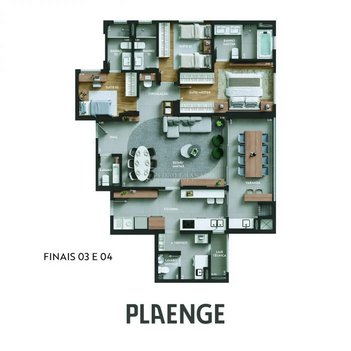 apartment em Rua Neo Alves Martins, Zona 31 - Maringá - PR