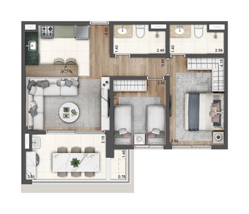 apartment em Rua Araré, Chácara Inglesa - São Paulo - SP