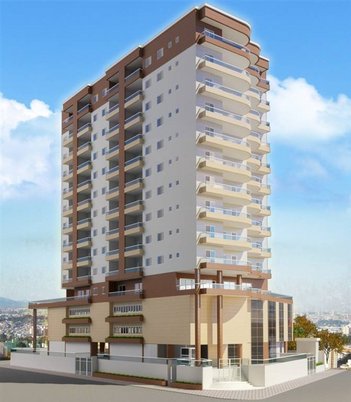 apartment em Avenida Lincoln, Caiçara - Praia Grande - SP
