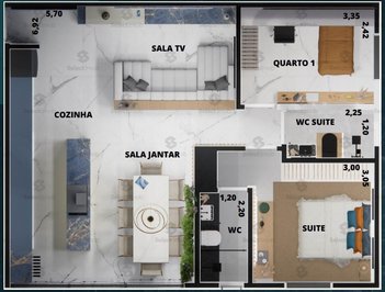 apartment em Rua Vitório Veneto, Vila Nossa Senhora das Vitórias - Mauá - SP