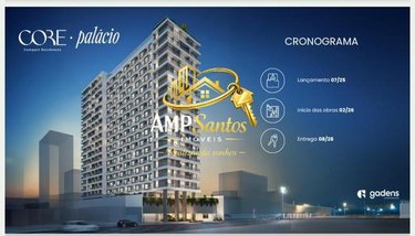 apartment em Rua André de Barros, Centro - Curitiba - PR