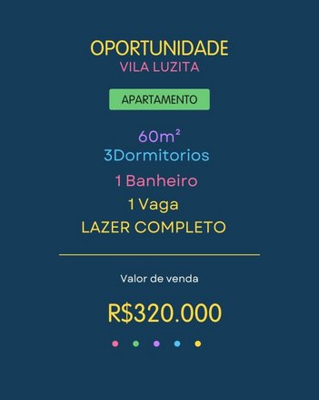 apartment em Rua Bernardo Guimarães, Vila Luzita - Santo André - SP