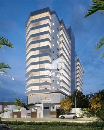 apartment em Rua Vinte e Três de Maio, Mirim - Praia Grande - SP