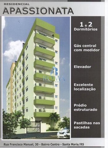 apartment em Rua Francisco Manuel, Nossa Senhora de Fátima - Santa Maria - RS