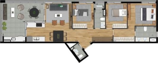 apartment em Rua Apinajés, Perdizes - São Paulo - SP
