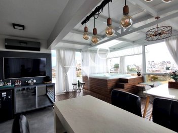 apartment em Rua Santos Saraiva, Capoeiras - Florianópolis - SC