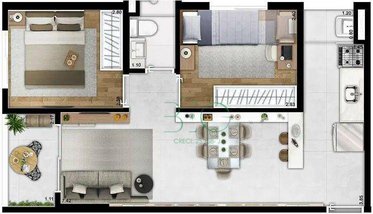 apartment em Rua Claudino Pinto, Brás - São Paulo - SP