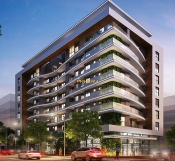 apartment em Rua Guilherme Pugsley, Água Verde - Curitiba - PR