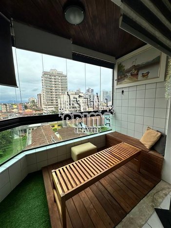 apartment em Rua Guimarães Rosa, Ocian - Praia Grande - SP