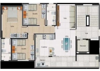 apartment em Aureliano Lessa., Liberdade - Belo Horizonte - MG